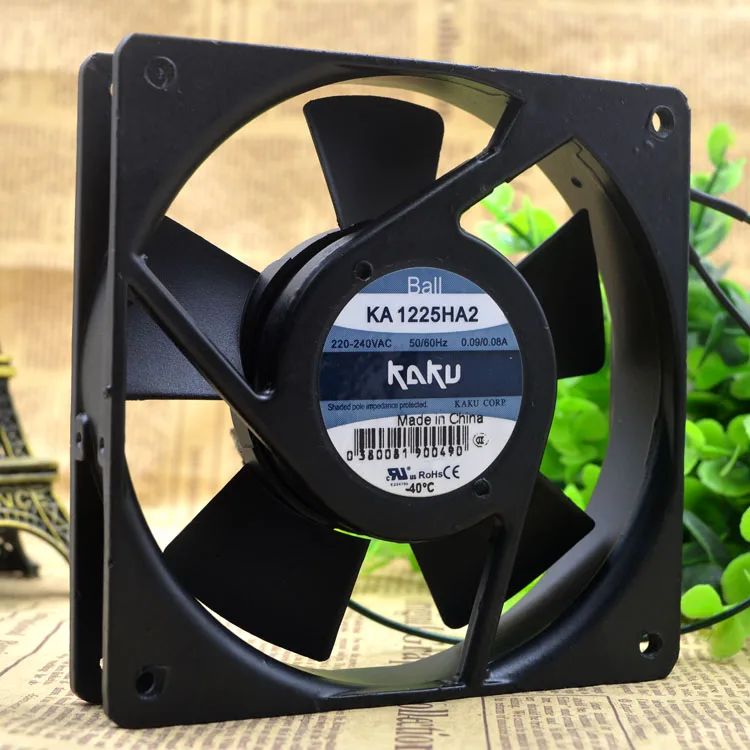 KA1225HA2 AC220V 0.10A 12025 Тайвань для карты KAKU твердый тепловой вентилятор охлаждающий