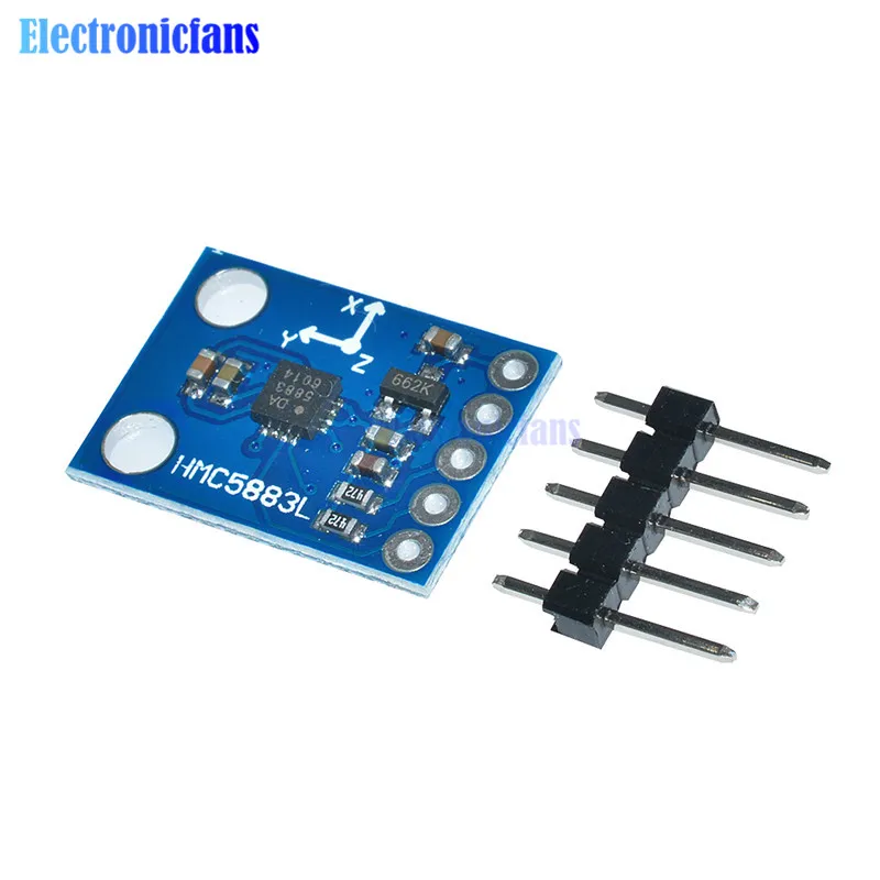 3 оси трехосевой компас магнитометр модуль датчика магнитного поля для Arduino 3V-5V |