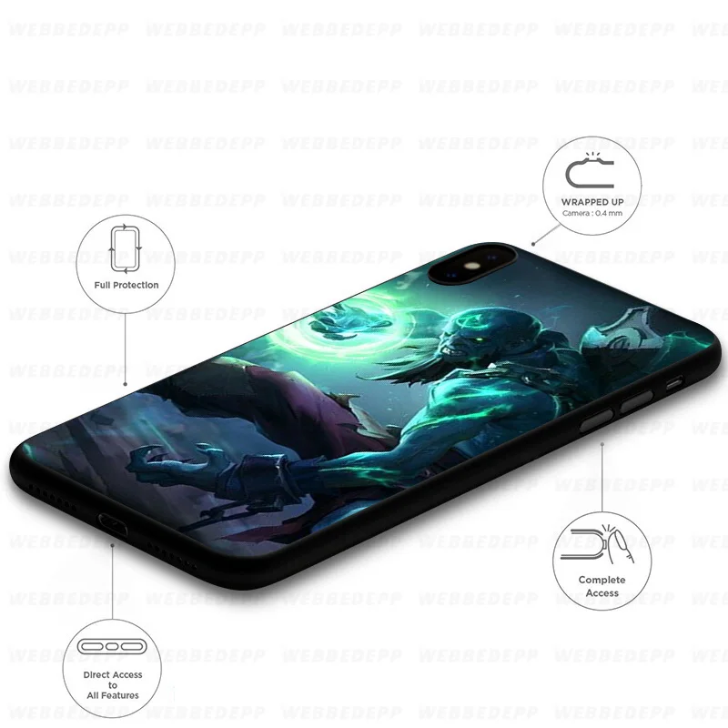 WEBBEDEPP League of Legends Soft Case for Huawei Mate Honor 20 6A 7A 7C 7X 8 9 9X 10 View Lite Pro 30 |