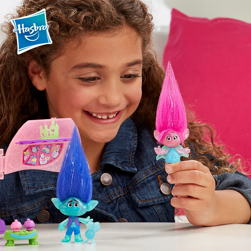 Hasbro DreamWorks тролли Poppy's Coronation Pod фигурка аниме мини Коллекция фигурка игрушка модель подарок