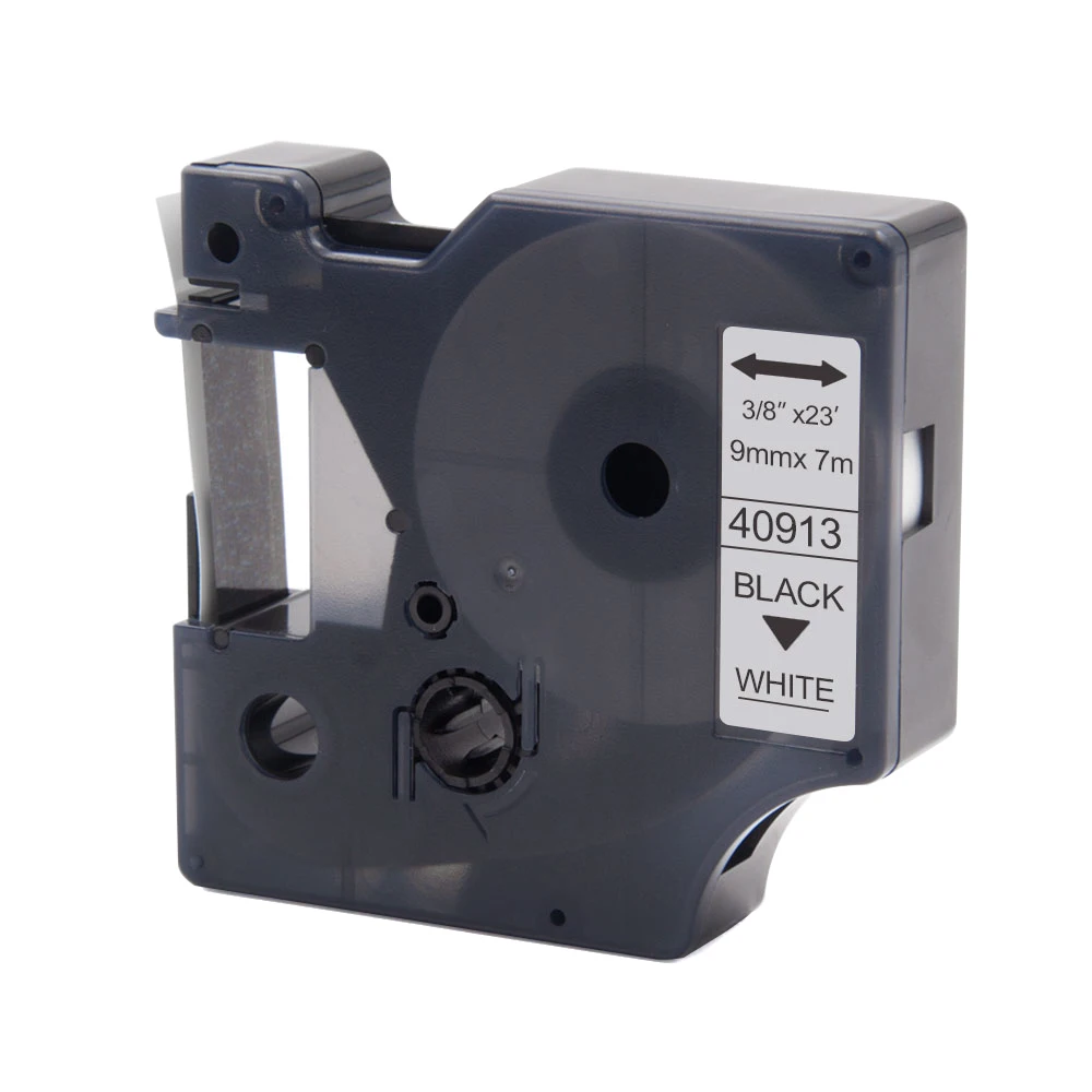 Absinic 2 шт. Замена D1 DYMO 40910 40913 40916 40917 40918 9 мм Картридж лента совместимый с LabelManager 160 280