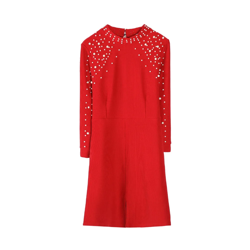 Модное Новое жемчужное платье размера плюс для женщин|dress plus size women|dress sizedress |