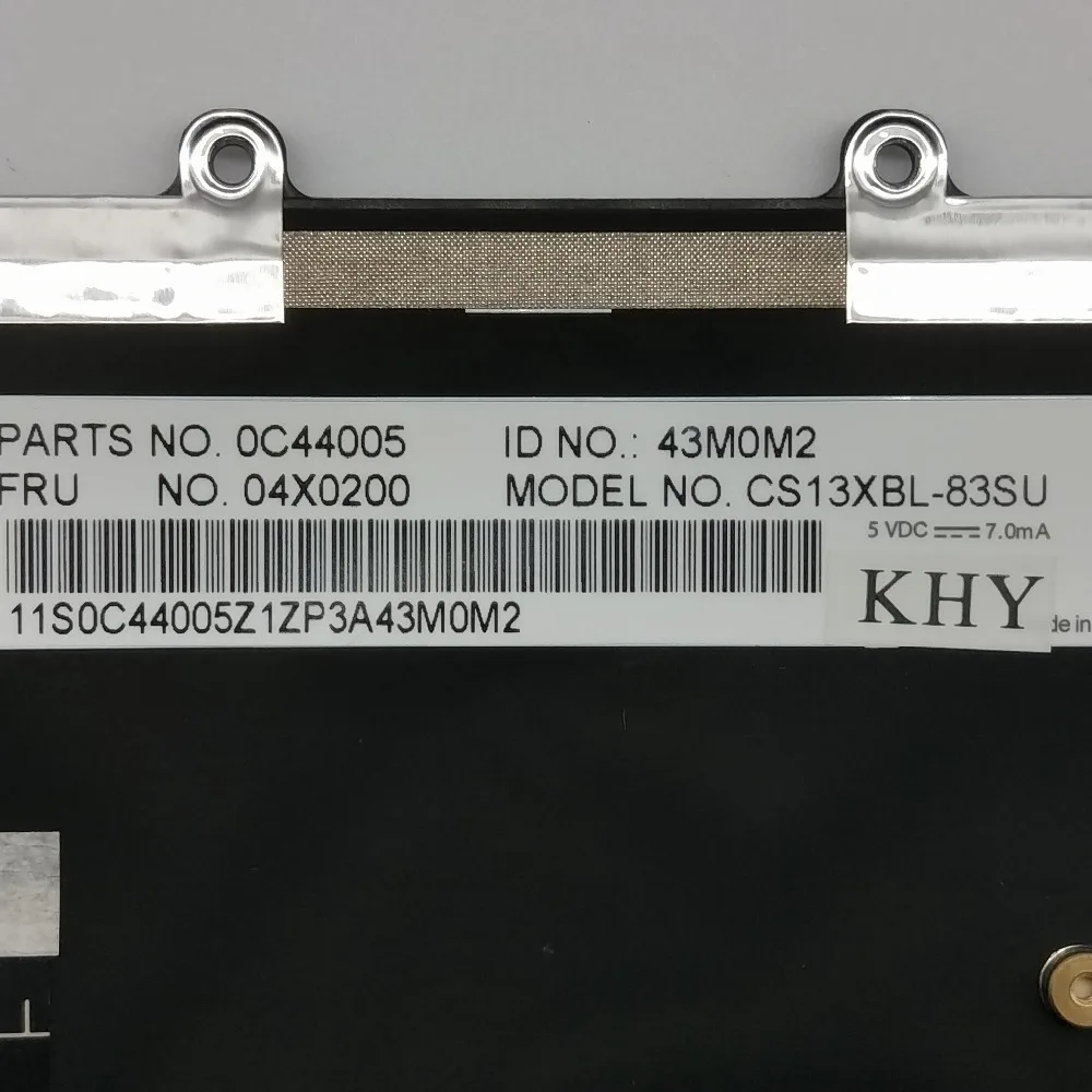 Новая Оригинальная русская клавиатура с подсветкой для ThinkPad X230S X240 X250 X260 FRU 04X0200