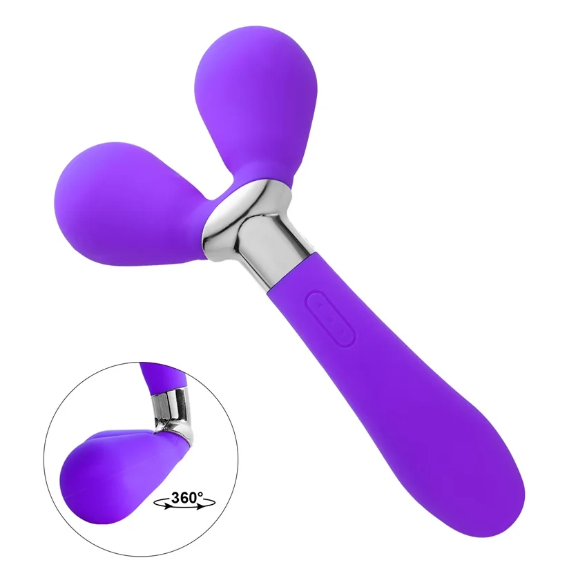 G Spot головка с Водонепроницаемый Перезаряжаемые 3 моторный вибратор секс игрушка