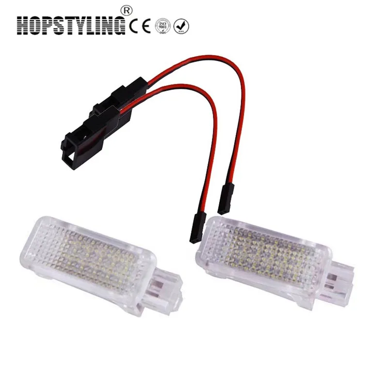 HOPSTYLING 2 шт. ошибок светодиодный любезно перчатки для ног багажник коробка чемодан светильник для Audi VW Golf 4/5/6 Skoda Tiguan авто-Стайлинг