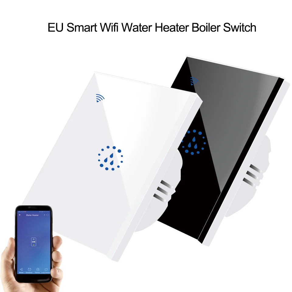 

Переключатель для водонагревателя с поддержкой Wi-Fi и таймером
