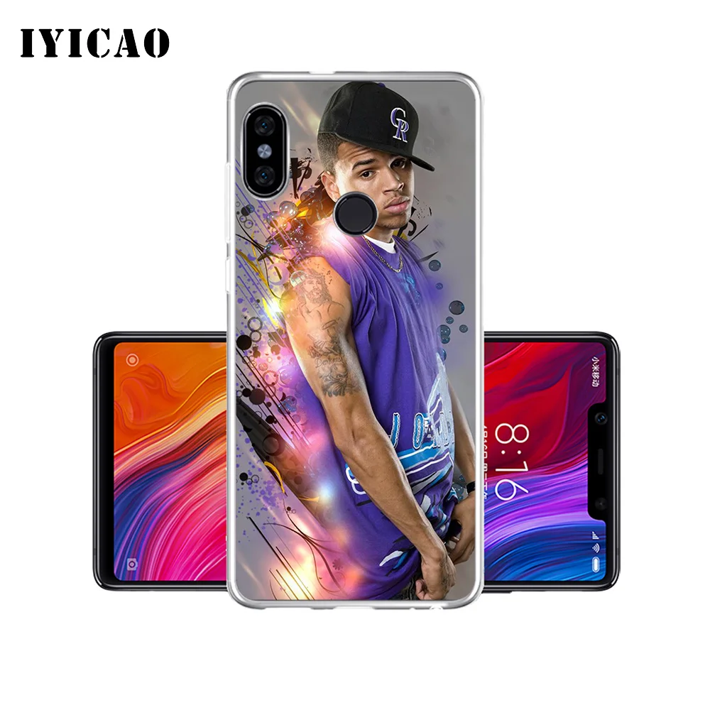 IYICAO Chris Brown hih pop Мягкий силиконовый чехол для телефона Xiaomi Redmi 4A 5A 6A Note 7 6 5 Pro Plus 4X