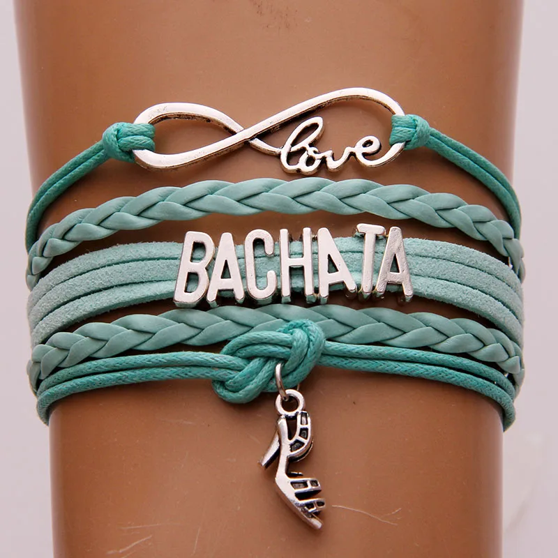 Браслет NCRHGL Infinity love BACHATA браслет на высоком каблуке из искусственной кожи 2018