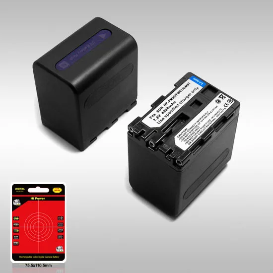 

Camera Battery Replace For Sony FM90/FM91/QM90/QM91 Fit For HC15E/PC100/PC101/PC101E/PC103E/PC104E/PC105E 7.2V 4200mAh