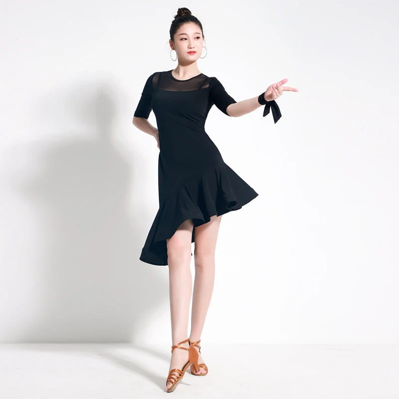 black women latin dresses for sale practice dress fringe salsa samba costume dance wear tango costumes | Тематическая одежда и