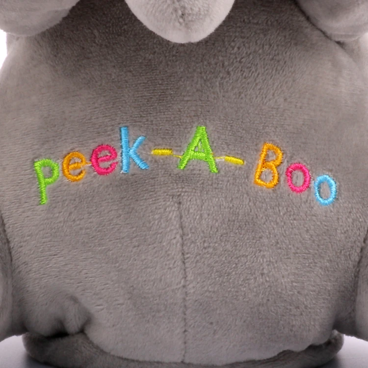 Peek A Boo слон, мягкие анимированные и плюшевые игрушки слон, поющие Детские музыкальные игрушки для детей подарок