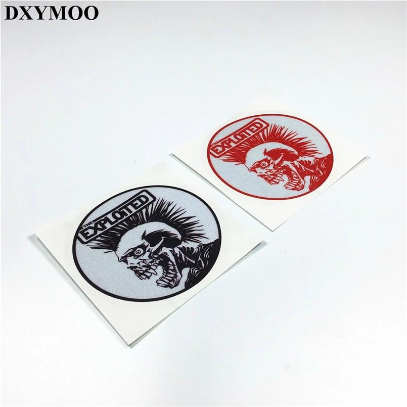 Наклейки в стиле панк с изображением черепа 8 х8 см|car styling|sticker motorreflective decal |