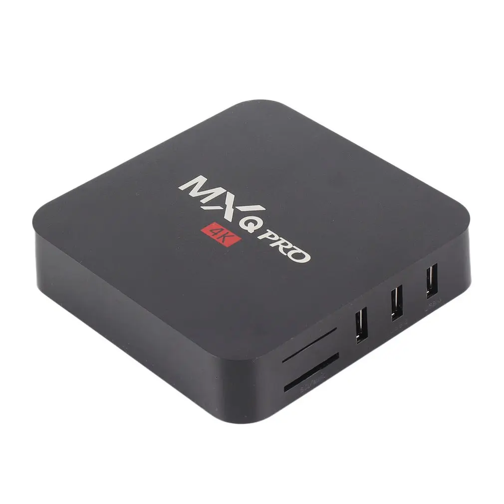 S905W mxq Pro Android 7 1 tv Box Amlogic четырехъядерный 64 бит Ram Гб rom 8 4 K WiFi смарт медиаплеер с I8