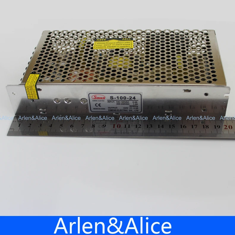 Импульсный источник питания с одним выходом для светодиодной ленты 100 Вт 24 В а|power