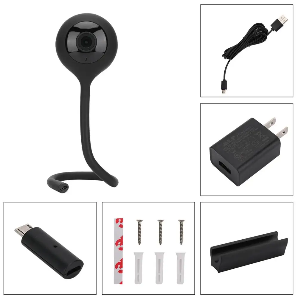 Free shipping WiFi Baby Monitor IP Camera With Temperature Humidity Sensor | Безопасность и защита