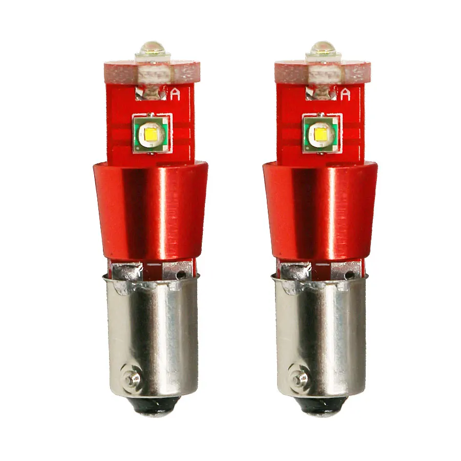2 шт. BA9S Cree светодиодный чип 3 SMD супер яркий Canbus 9 Вт без ошибок t4w h6w внутренний