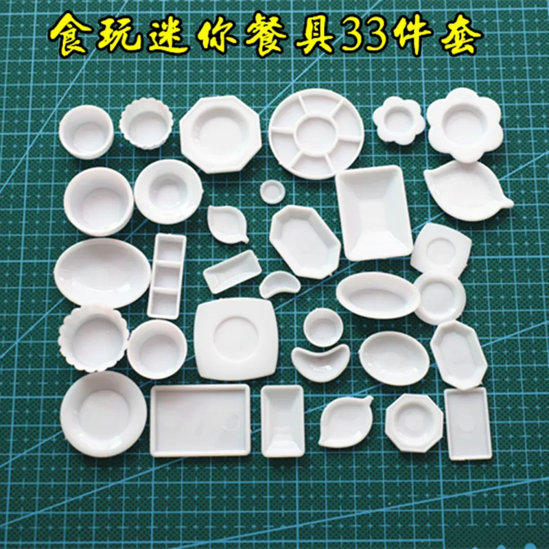 Супер легкая глиняная посуда для еды аксессуары миниатюрного кукольного домика