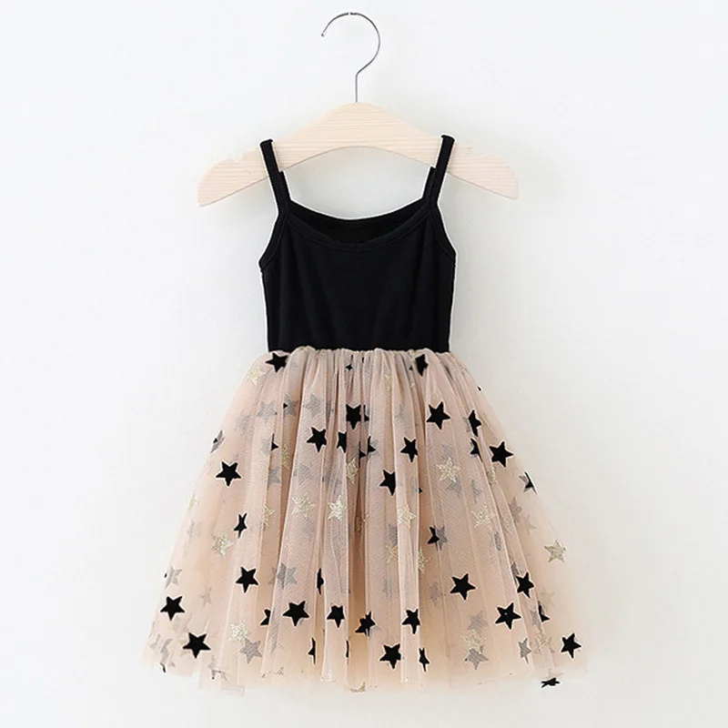 Summer Toddler Kids Baby Girl Dress Sleeveless Princess Sling Girls Holiday Party Dresses Children Sundress Clothes 3 To 8 Years | Детская