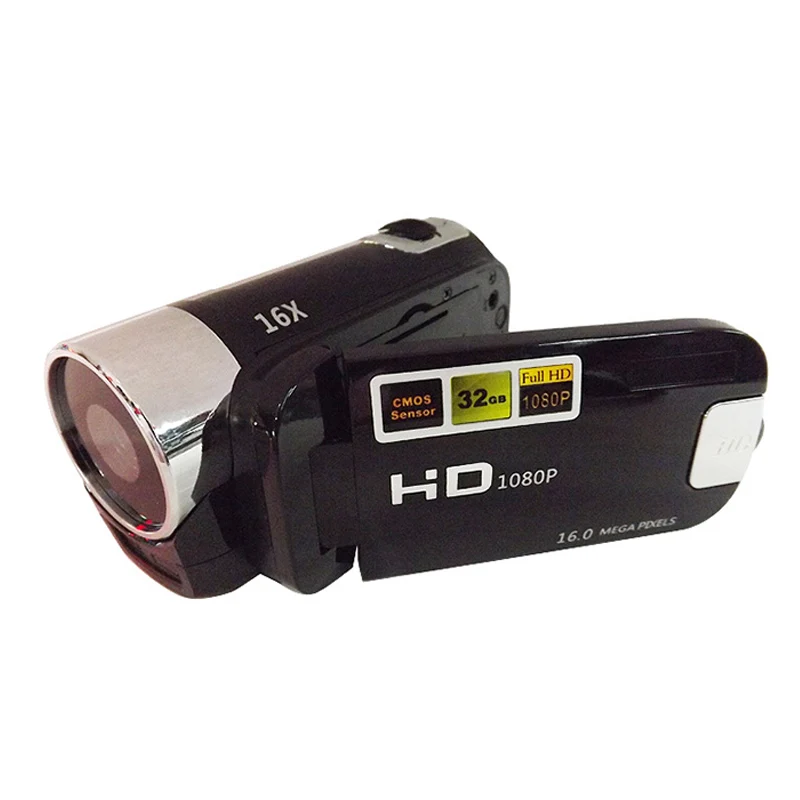 Оптовая продажа Портативный Full HD 1080P 16X цифровой ЖК-видео DV камера Видеокамера