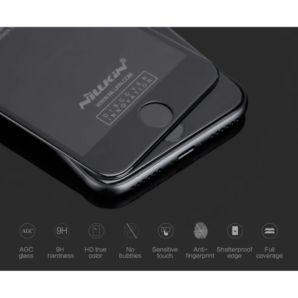 Закаленное стекло NILLKIN для iphone 8 полное покрытие 3D CP + MAX Защитная пленка экрана plus |
