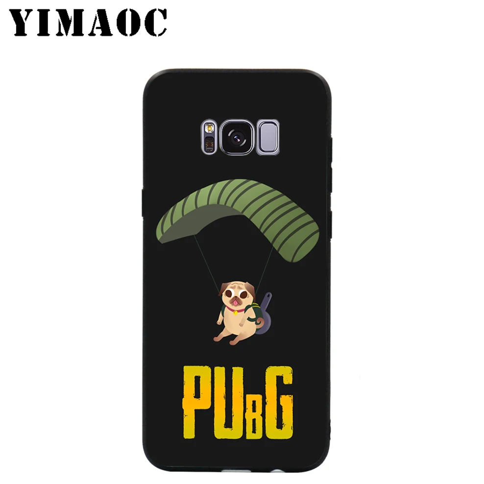 YIMAOC PUBG Game Art Soft Case for Samsung Galaxy S10 S10e S9 S8 A6 Plus S7 S6 Edge A7 A5 A3 J6 Note 9 8 |