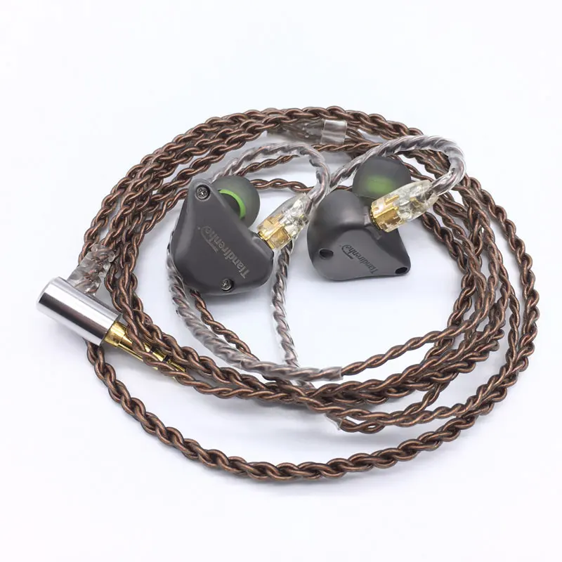 Tiandirenhe TD08 MMCX наушники 1DD динамическая Замена провода для Shure SE215 SE535 SE846 HIFI стерео