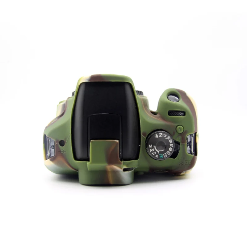 Силиконовый чехол для камеры сумка Canon EOS 1500D 1300D 2000D Rebel T6 T7 Kiss X80 X90 резиновый
