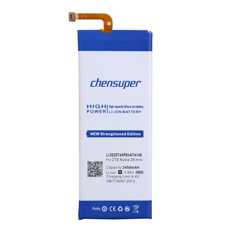 Аккумулятор chensuper 3450 мАч Li3829T44P6hA74140 для ZTE Nubia Z9 mini NX511J | Мобильные телефоны и