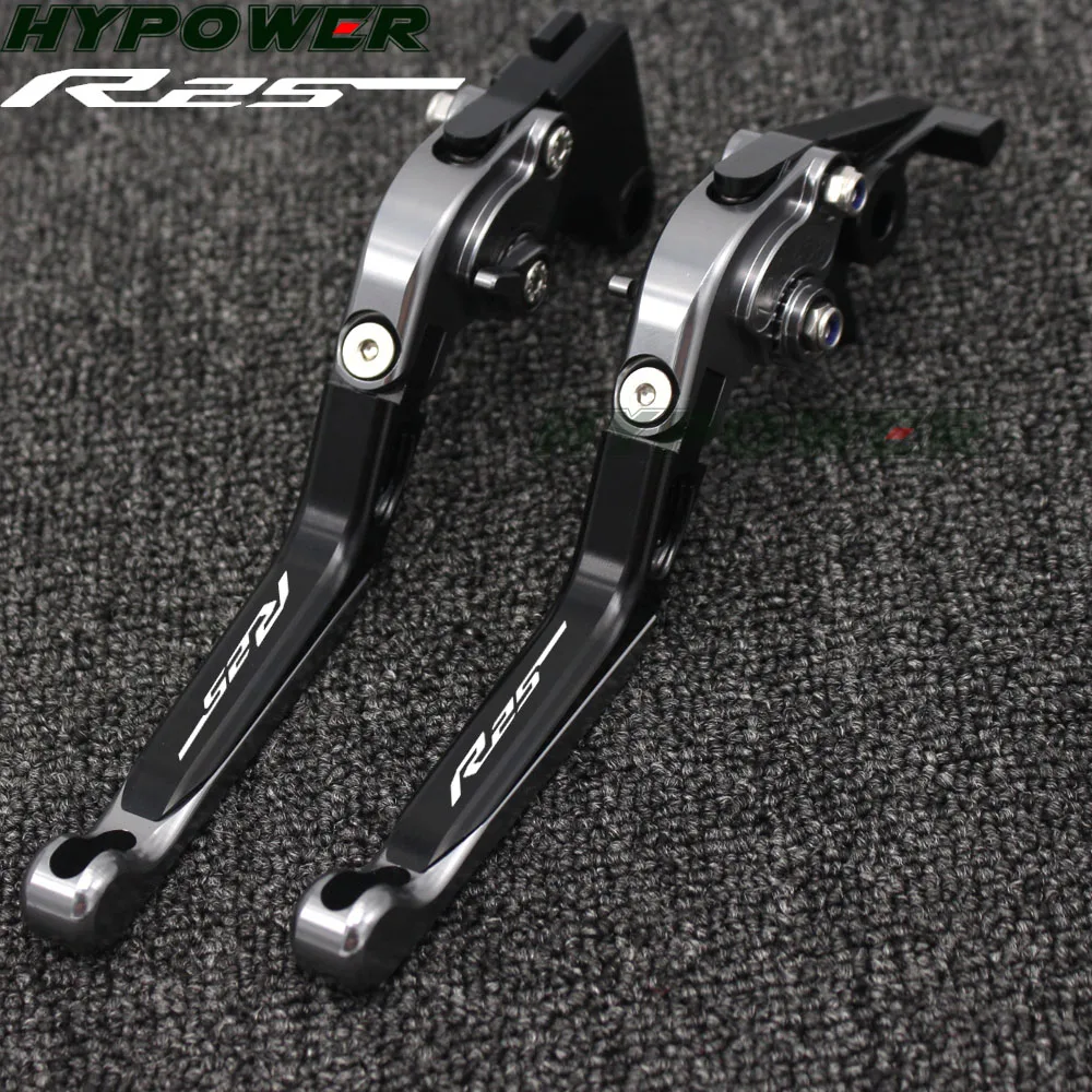 

fits For YAMAHA YZF-R25 YZF R25 2014-2015 Motorcycle Accessories CNC Adjuster Folding Extendable Brake Clutch Levers LOGO R25