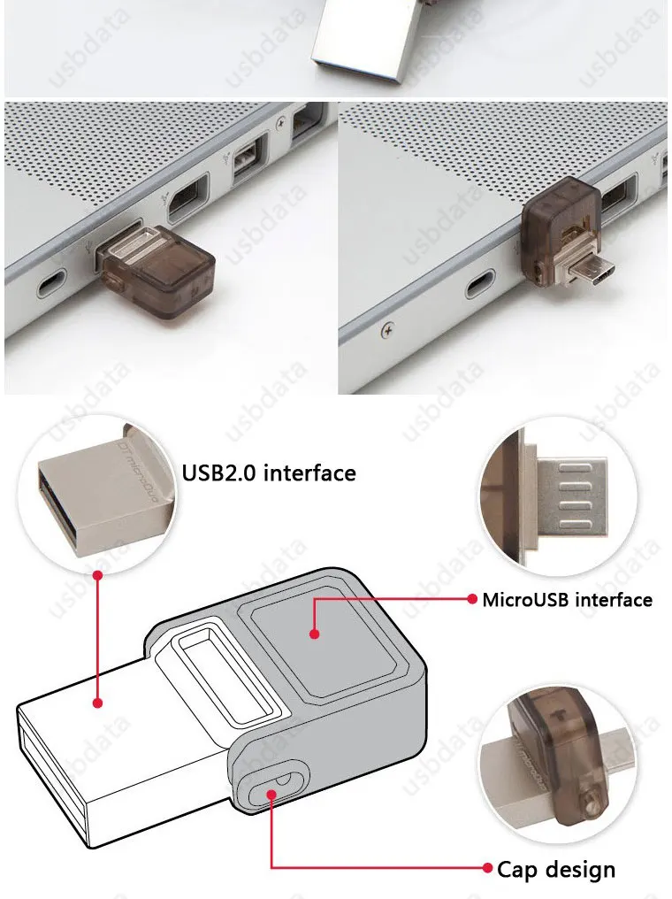 Флеш-накопитель 64 ГБ 32 ГБ 16 ГБ 8 ГБ Micro Usb Otg Usb флэш-накопитель для Android Tablet PC Smart usb-накопитель, Флэшка 1 ТБ 2 ТБ 128 ГБ подарок