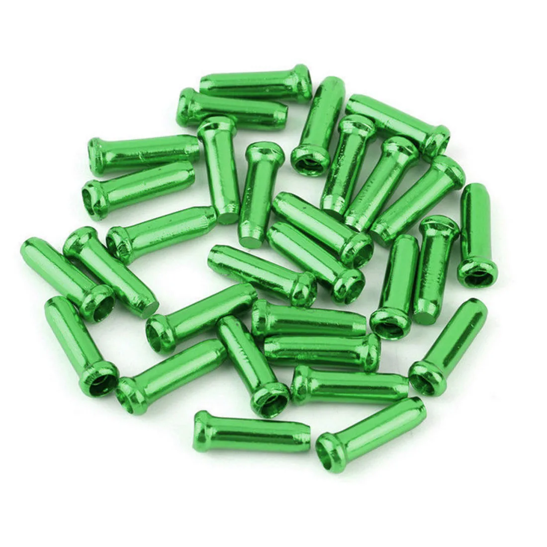

10 Pcs Aluminum Alloy Bike bisiklet Brake Cable Tips Crimps Bicycles Derailleur Shift End Caps core