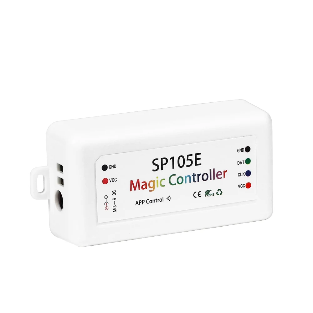 DC 5 24V SP105E RGB волшебный контроллер Bluetooth 4 0 Поддержка IOS/Android приложение для WS2811 WS2812