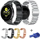 Ремешок для часов Galaxy, 20 мм, браслет из нержавеющей стали для Samsung Galaxy Watch, 42 мм, спортивный браслет S2, Классический ремешок для часов