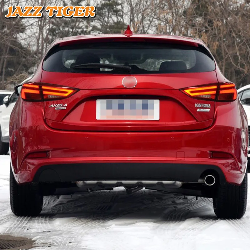 Автомобильный Стайлинг светодиодсветодиодный задние фонари в сборе для Mazda 3 2014 ~