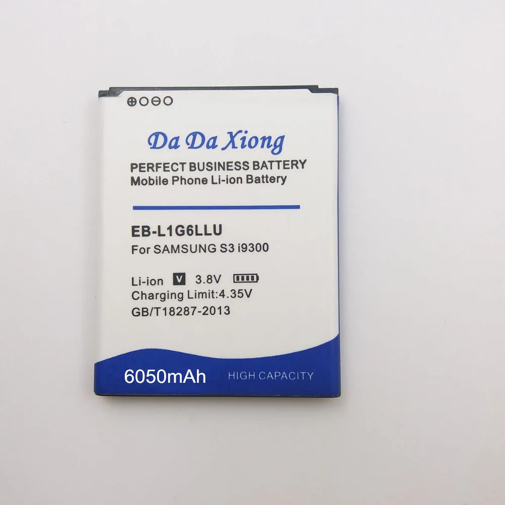 6050 мА/ч EB L1G6LLU батарея для Samsung S3 i9300 i747 i9308 i9305 i879 i9060 i9301 i9118 i9082 i535 L710 M440S