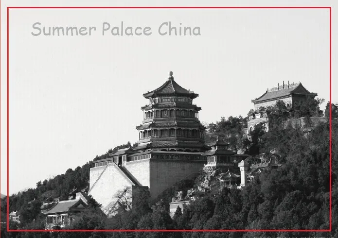 

World Souvenir Magnets Summer Palace, Beijing China Travel Refrigerator Magnets 20547 Rectangle 78*54*3mm