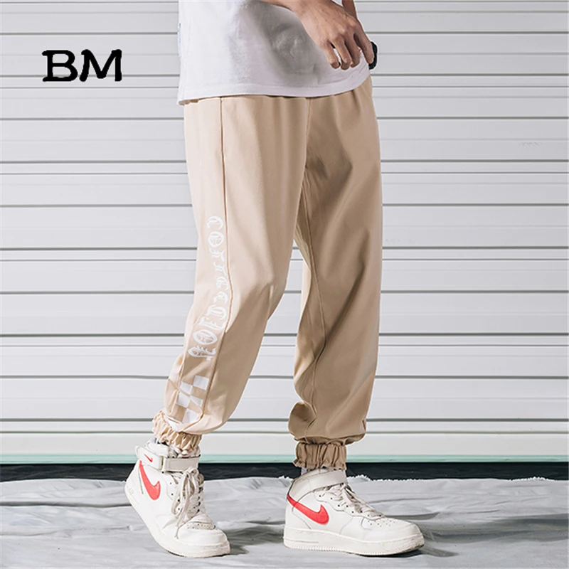 2019 летняя уличная одежда повседневные мужские белые спортивные штаны в стиле