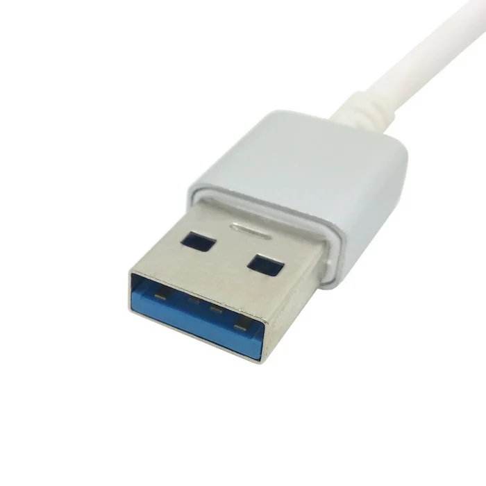 Оболочка из серебристого сплава сверхскоростной USB 3 0 к VGA видеографическая карта