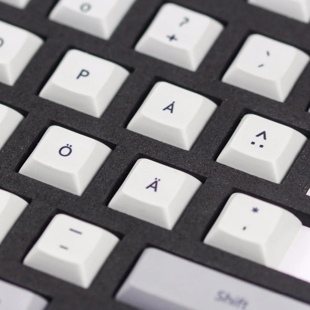Kbdfans Новое поступление краситель подложки dsa pbt keycaps скандинавский макет iso