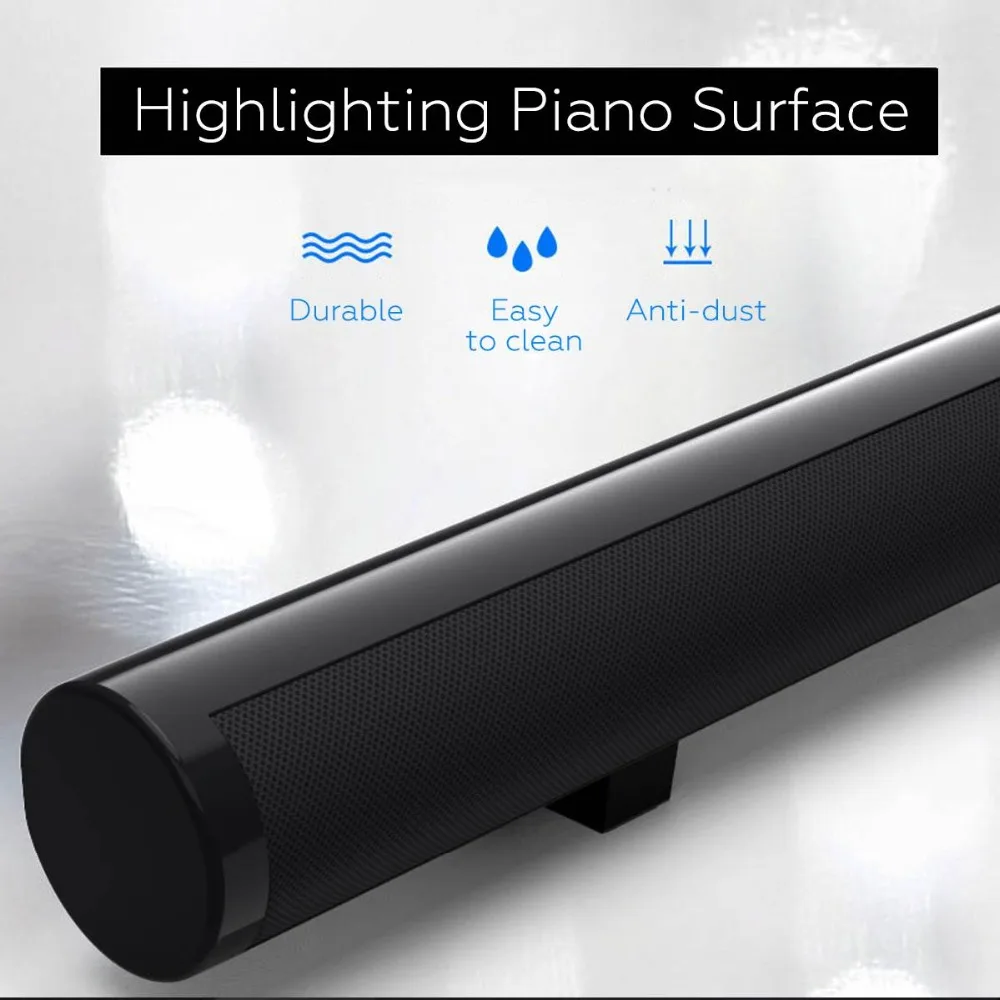 Беспроводной Bluetooth Саундбар съемный динамик HiFi 3D стерео объемный HDMI/волокно/Rac/дополнительный звук бар система для ТВ домашнего кинотеатра
