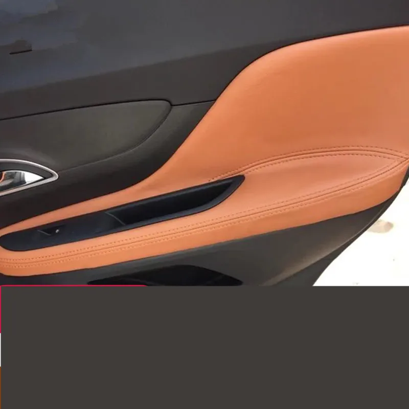 4 шт./компл. микрофибры кожа межкомнатных дверей Панель подлокотника для Buick БИС