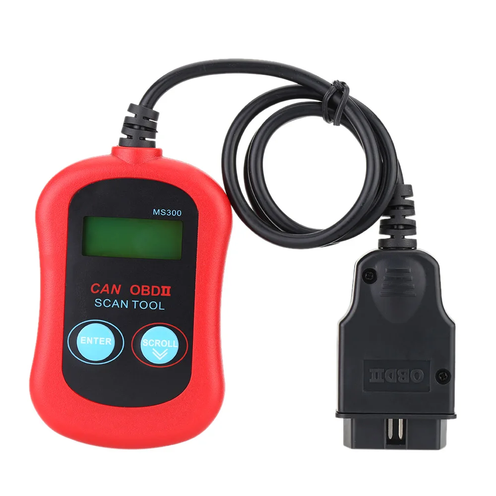 Новый MS300 OBDII OBD2 Авто Диагностический сканирования код читателя MaxiScan obd 2 сканер MS