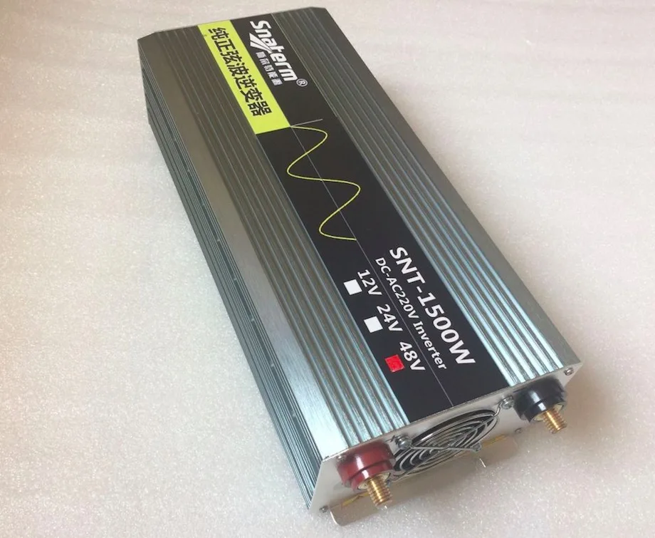 1500 Вт Инвертор DC12V/24 В/48 В к AC220V/AC230V 50 Гц 60 с AC зарядное устройство решетки чистая