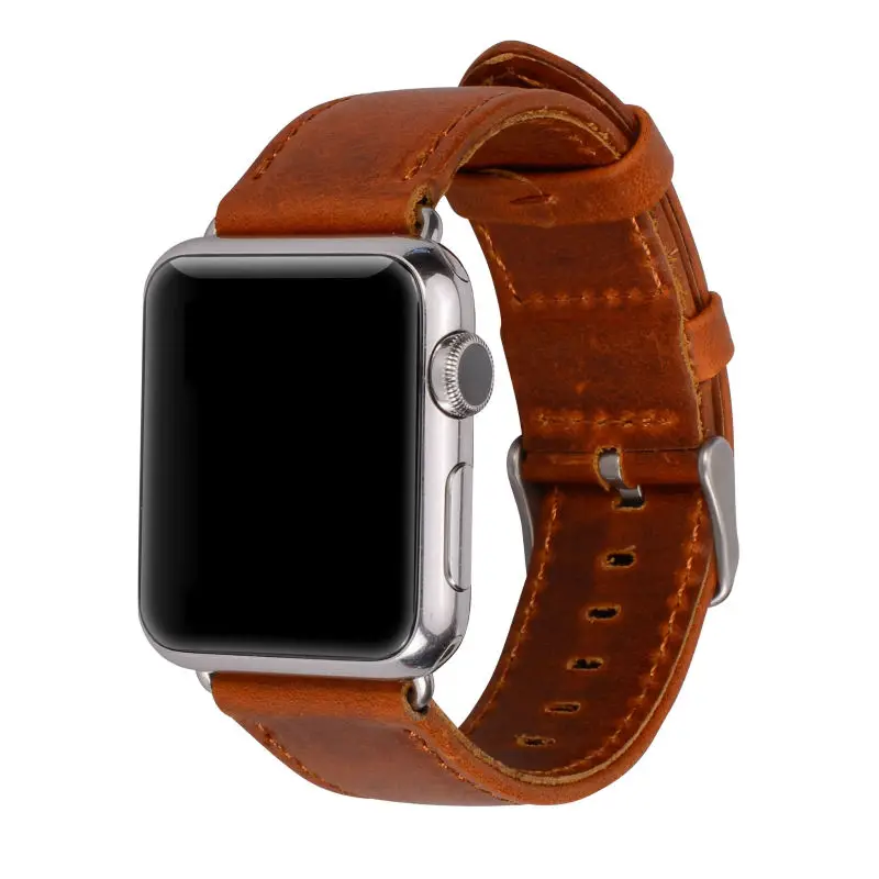 Серия 2/1 100% натуральная кожа ремешок для часов Apple Watch 42 мм/38 мм iWatch Классическая