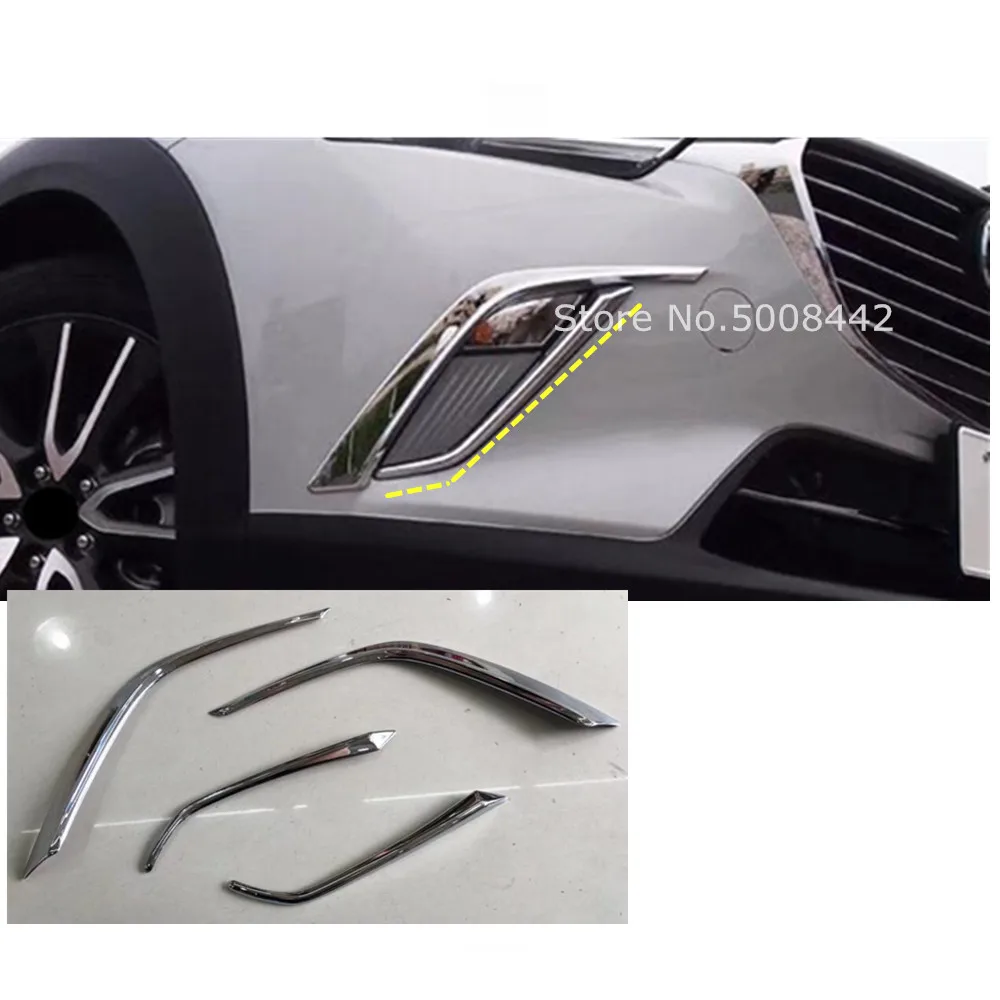 

4 шт., передние противотуманные фасветильник для Mazda CX-3 CX3 2017 2018 2019 2020