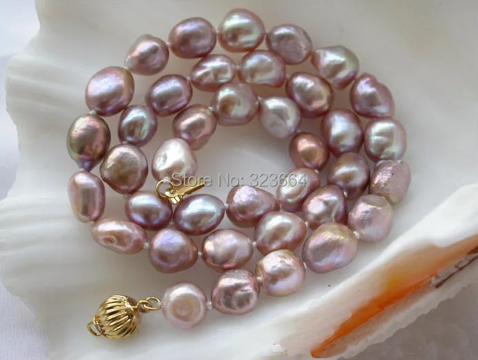 Ожерелье из пресноводного жемчуга в стиле барокко 17 дюймов 11 мм|freshwater pearl necklace|pearl