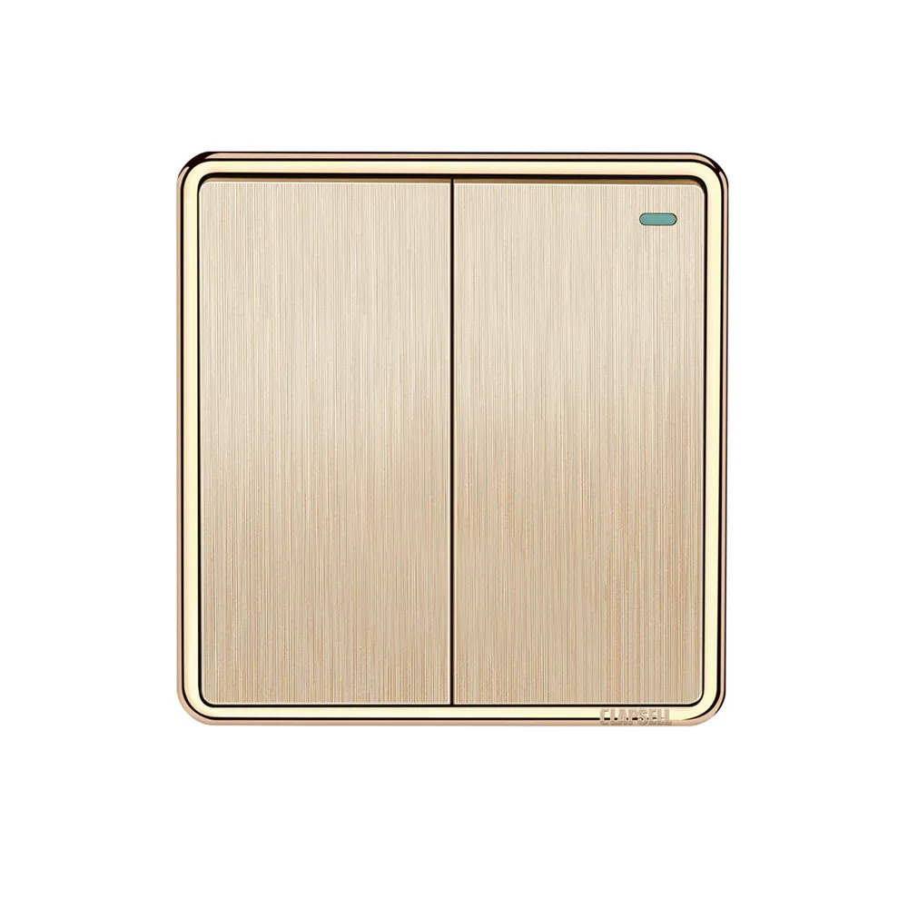 Wholesale High Quality Receptacle Panel Wall Switch Concealed AC 110V 220V 50HZ 60HZ 10A Dual Controlled Free Shipping | Обустройство