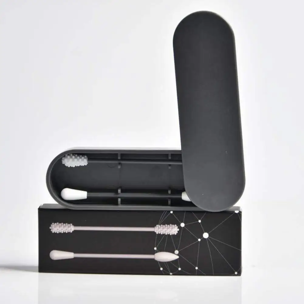 2 шт многоразовые ватные тампоны для чистки ушей Косметические Силиконовые