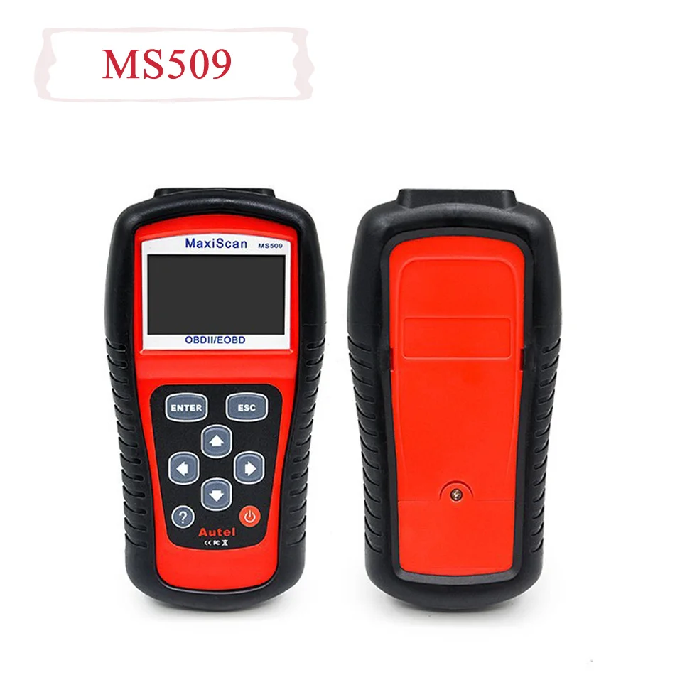 Autel MaxiScan MS509 OBD2 диагностический сканер неисправностей двигателя считыватель