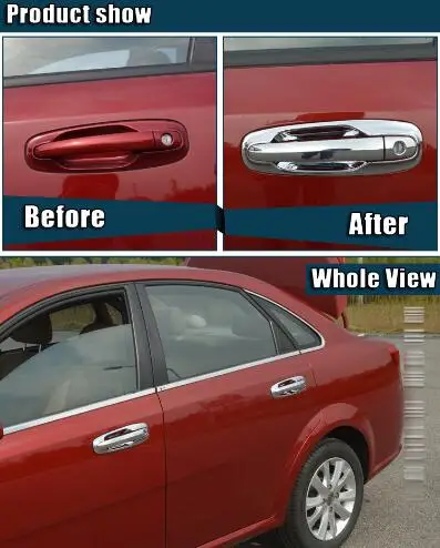 Чехлы на дверные ручки автомобиля для Chevrolet Lacetti Optra Daewoo Nubira Suzuki Forenza Holden наклейки